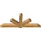 Ekena Millwork Kennewick Rough Sawn Timber Gable Bracket, Western Red Cedar, 84"W x 35"H x 6"D x 6"F, 10/12 Pitch GBW084X35X0606KEN00RWR - alternate 2